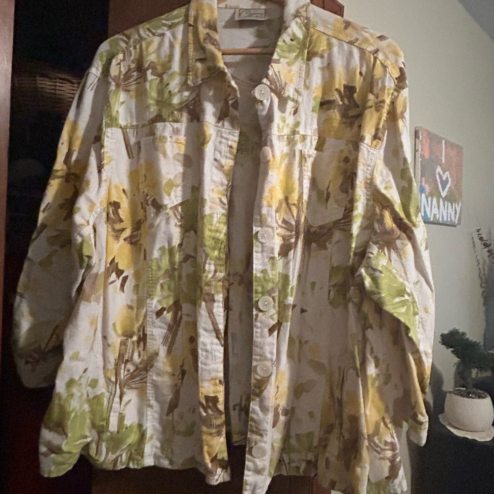 Floral Print Women's Blazer
